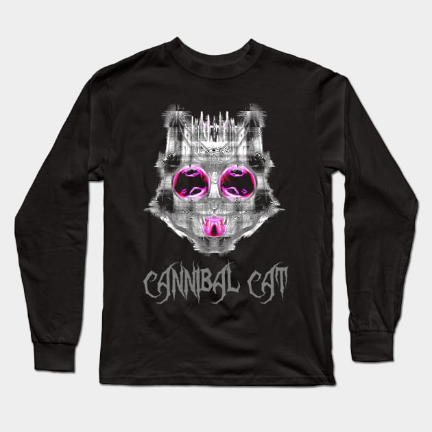 Cannibal Cat Pink Cataracts Long Sleeve T-Shirt by 2ndEnd
